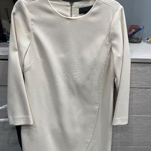 J. Crew Off White Wool Dress Size 6
